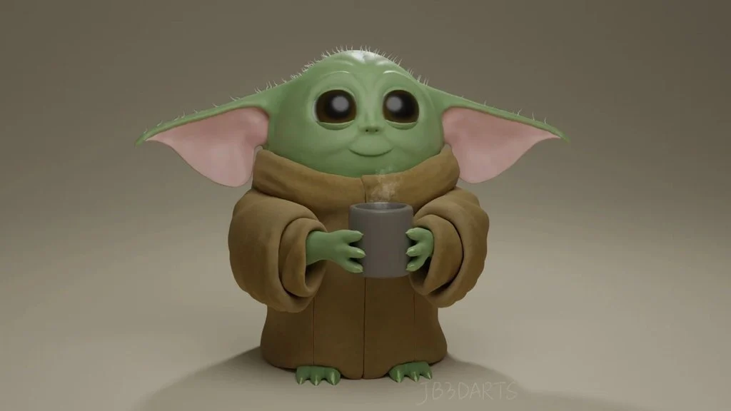 Baby Yoda Emoji Mean