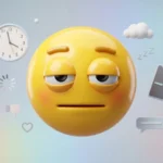 Bored Emoji Face