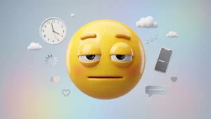 Bored Emoji Face