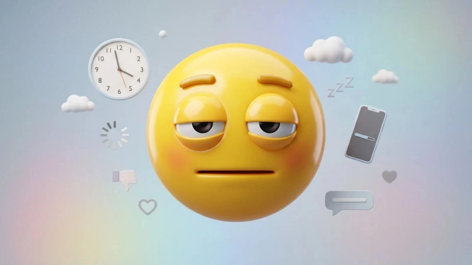 Bored Emoji Face