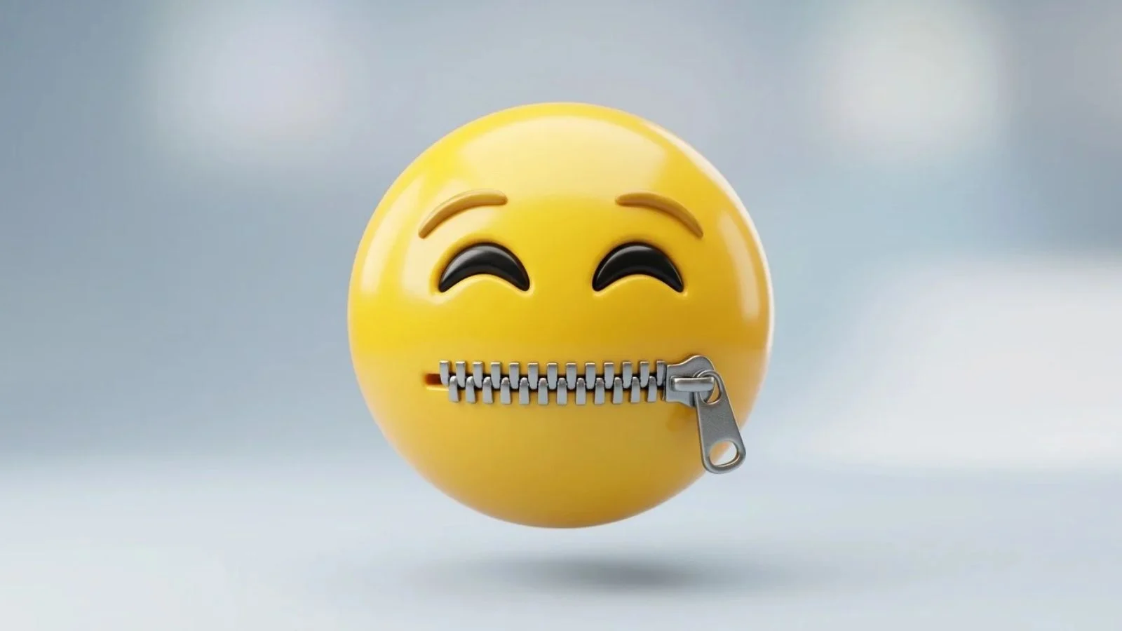 Zipped Lips Emoji